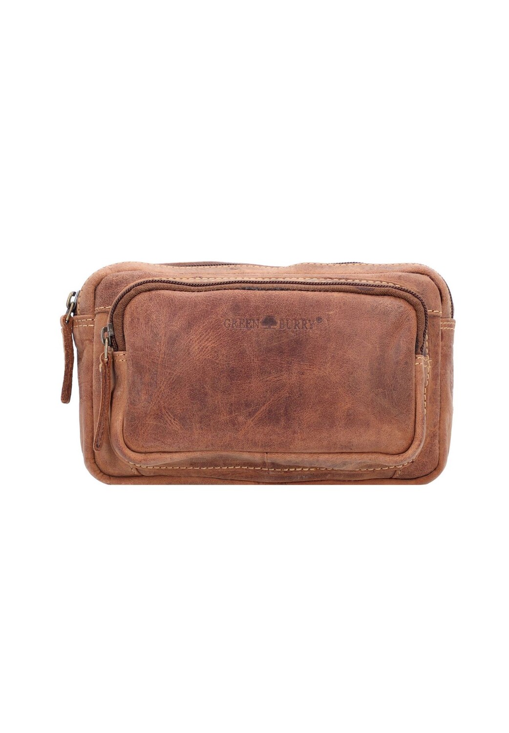 Винтажная кожаная поясная сумка 20 см Green Burry, коричневый
Винтажная кожаная поясная сумка 20 см Green Burry, коричневый