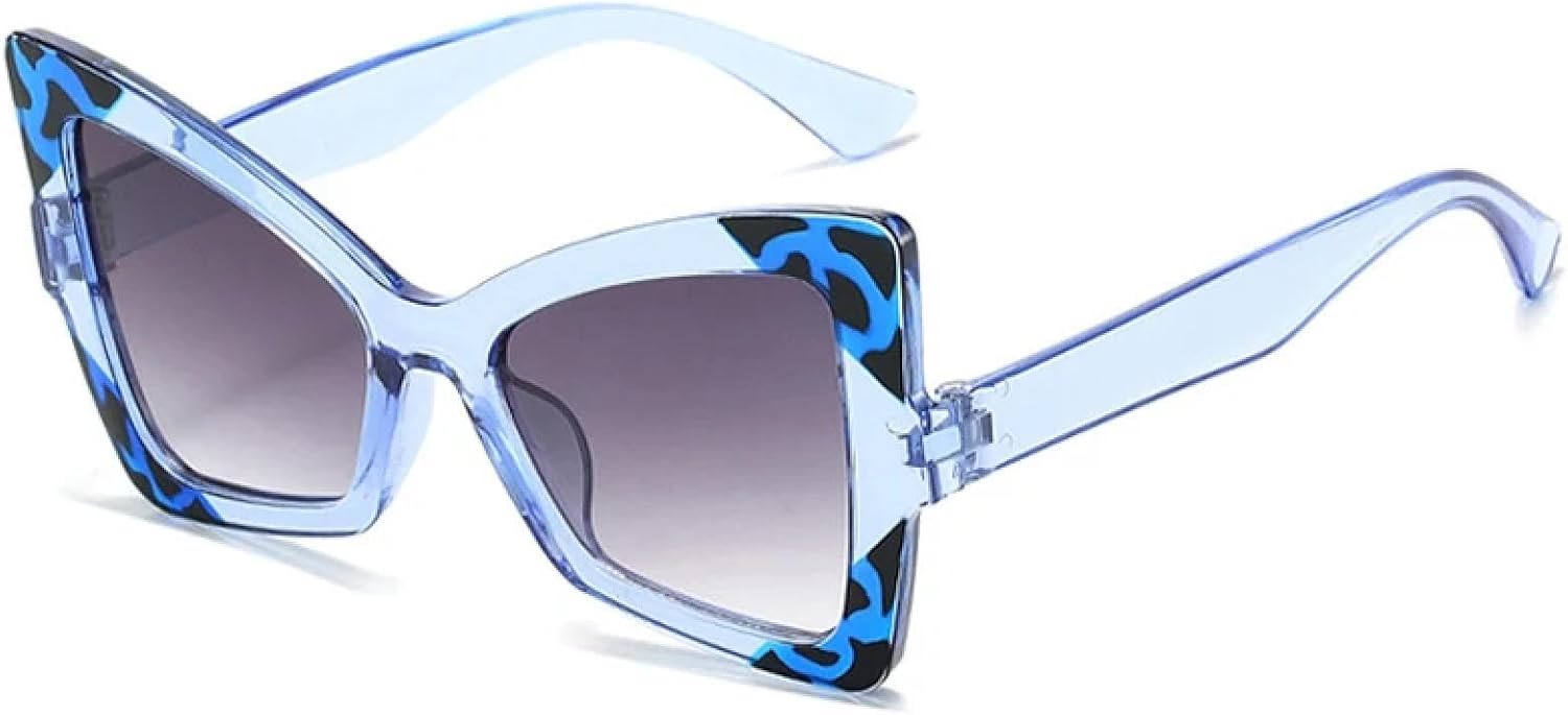 Модные солнцезащитные очки «кошачий глаз» в крупной оправе для женщин и мужчин, классические солнцезащитные очки для активного отдыха и путешествий с защитой от УФ-излучения UV400 TKKTLLT, Blue Gray
Модные солнцезащитные очки «кошачий глаз» в крупной оправе для женщин и мужчин, классические солнцезащитные очки для активного отдыха и путешествий с защитой от УФ-излучения UV400 TKKTLLT, Blue Gray