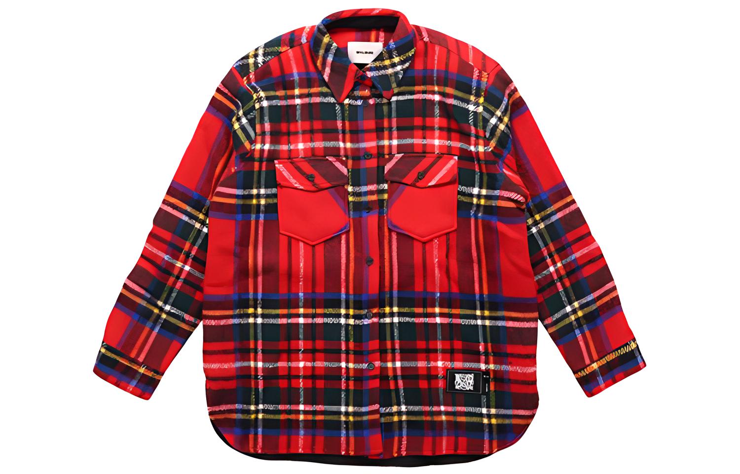 WE11DONE Рубашка унисекс красная
WE11DONE Рубашка унисекс красная