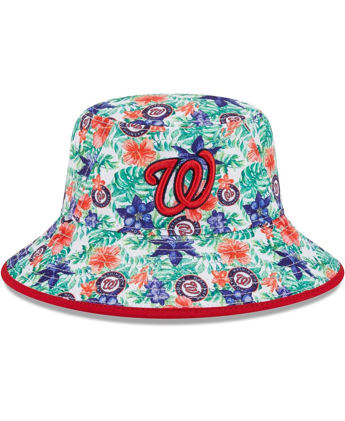 Мужская панама Washington Nationals с тропическим цветочным принтом New Era
Мужская панама Washington Nationals с тропическим цветочным принтом New Era