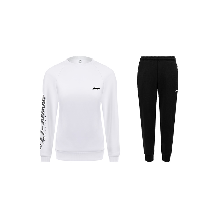 LINING Повседневный костюм Women's White Black
LINING Повседневный костюм Women's White Black