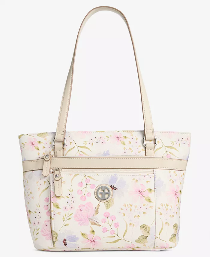 Средняя цветочная сумка-тоут Giani Bernini, фиолетовый
Средняя цветочная сумка-тоут Giani Bernini, фиолетовый