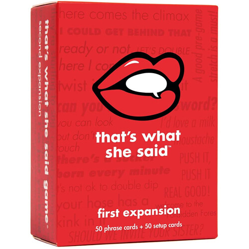Настольная игра That’S What She Said: First Expansion
Настольная игра That’S What She Said: First Expansion