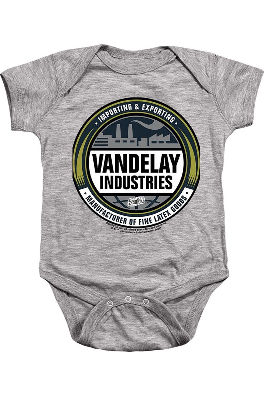 Комбинезон для младенцев Seinfeld Vendelay с логотипом Gildan, athletic heather
Комбинезон для младенцев Seinfeld Vendelay с логотипом Gildan, athletic heather