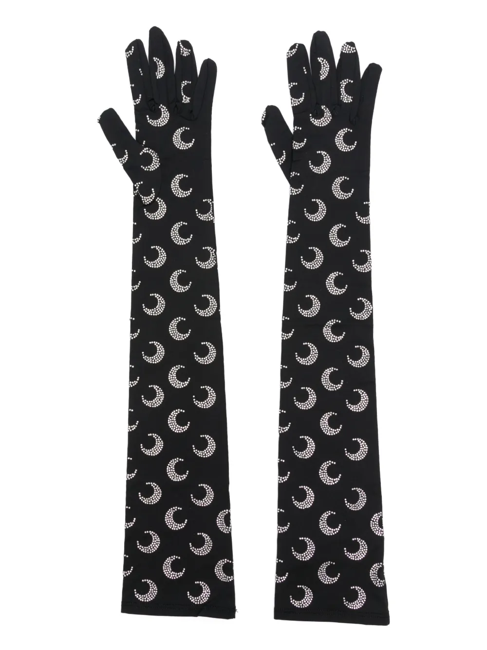 Перчатки со стразами Marine Serre, черный
Перчатки со стразами Marine Serre, черный