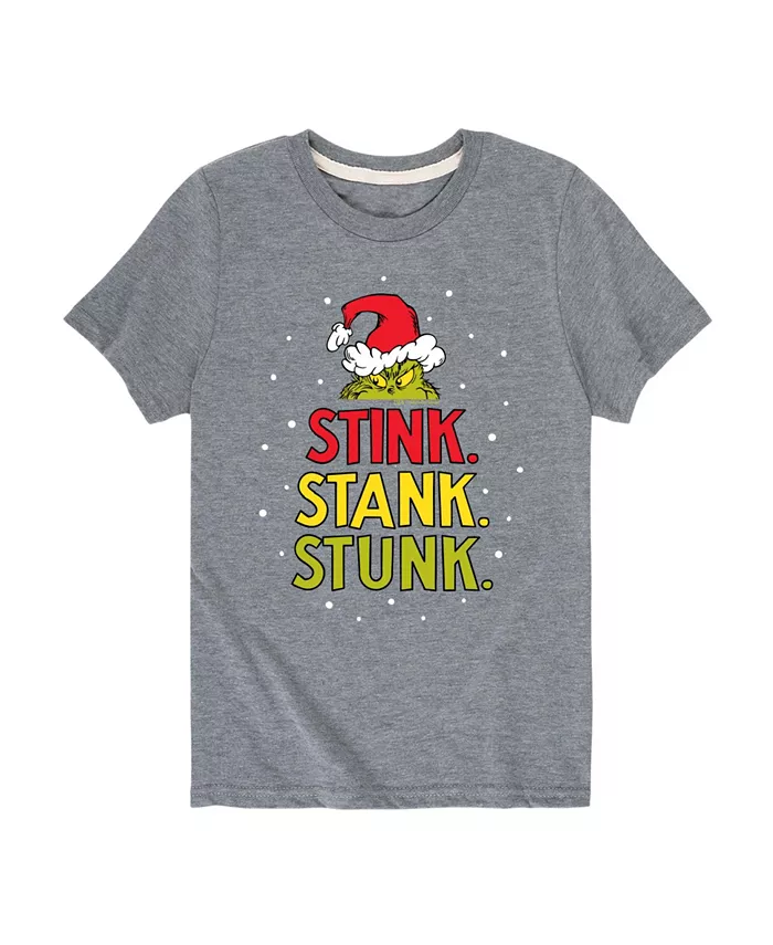 Футболка с принтом "Big Boys Stink Stank Stunk" для мальчиков The Grinch, серый
Футболка с принтом "Big Boys Stink Stank Stunk" для мальчиков The Grinch, серый