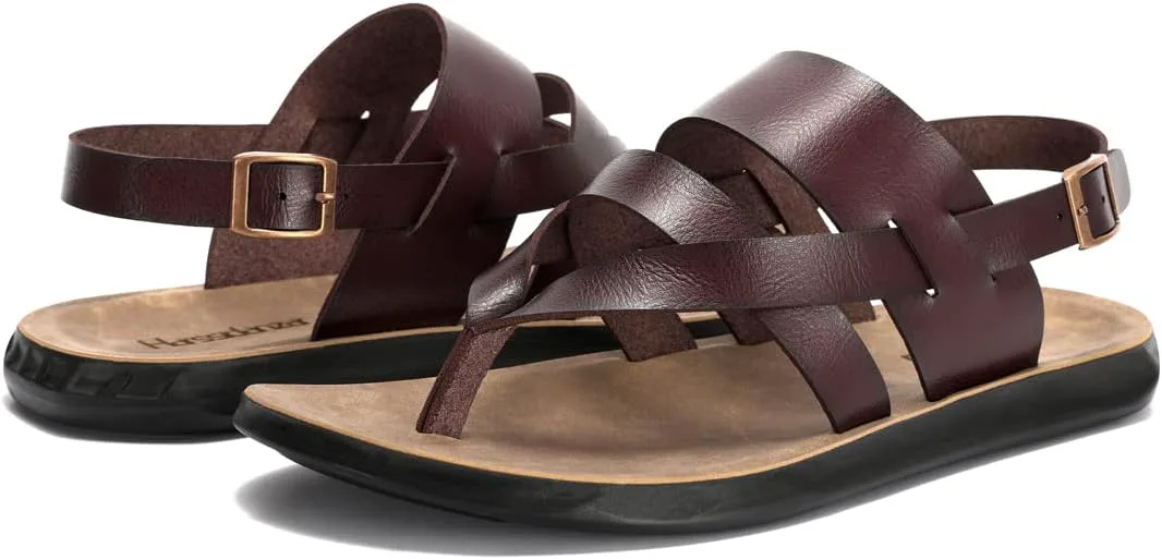 Мужские кожаные сандалии Harssidanzar, удобные летние уличные сандалии с регулируемым ремешком на щиколотке, плоские, без застежки, для мужчин KM218
Мужские кожаные сандалии Harssidanzar, удобные летние уличные сандалии с регулируемым ремешком на щиколотке, плоские, без застежки, для мужчин KM218