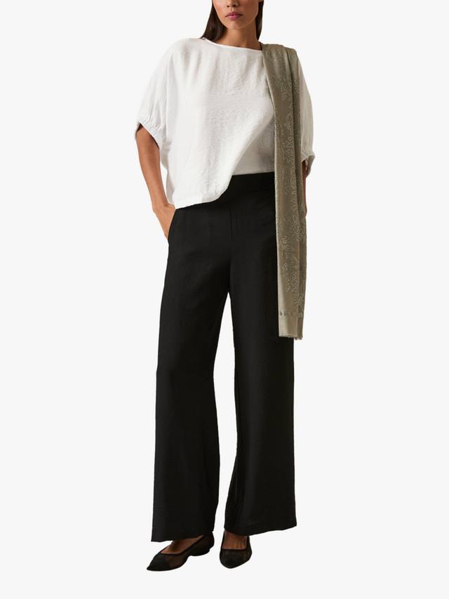 Брюки с высокой посадкой и широкими штанинами James Lakeland, Black
Брюки с высокой посадкой и широкими штанинами James Lakeland, Black