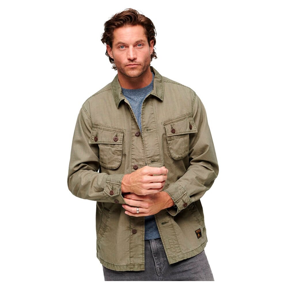 Рубашка Superdry Military, зеленый
Рубашка Superdry Military, зеленый