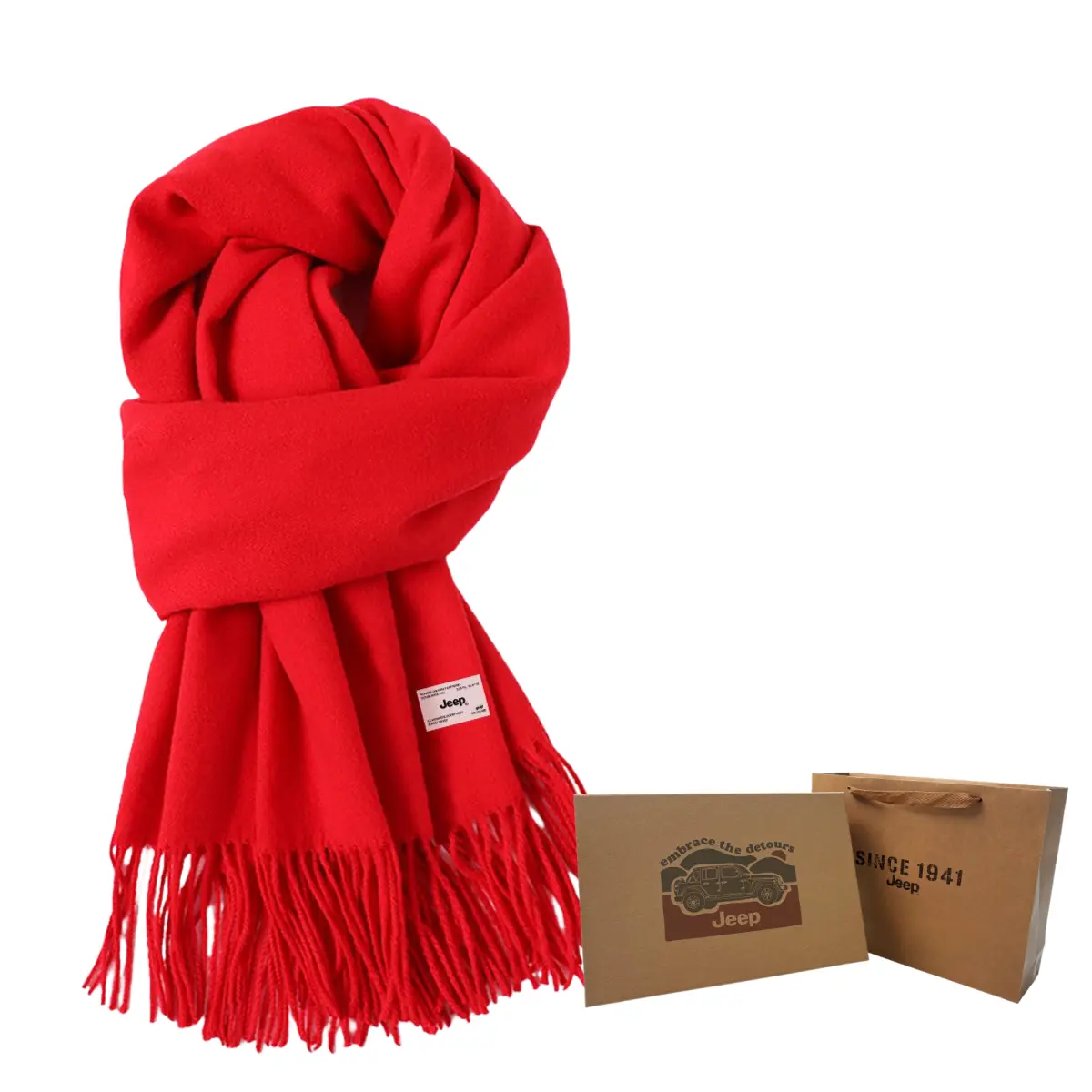 Акриловые вязаные шарфы Unisex Jeep, красный Jeep Gift Box Set
Акриловые вязаные шарфы Unisex Jeep, красный Jeep Gift Box Set