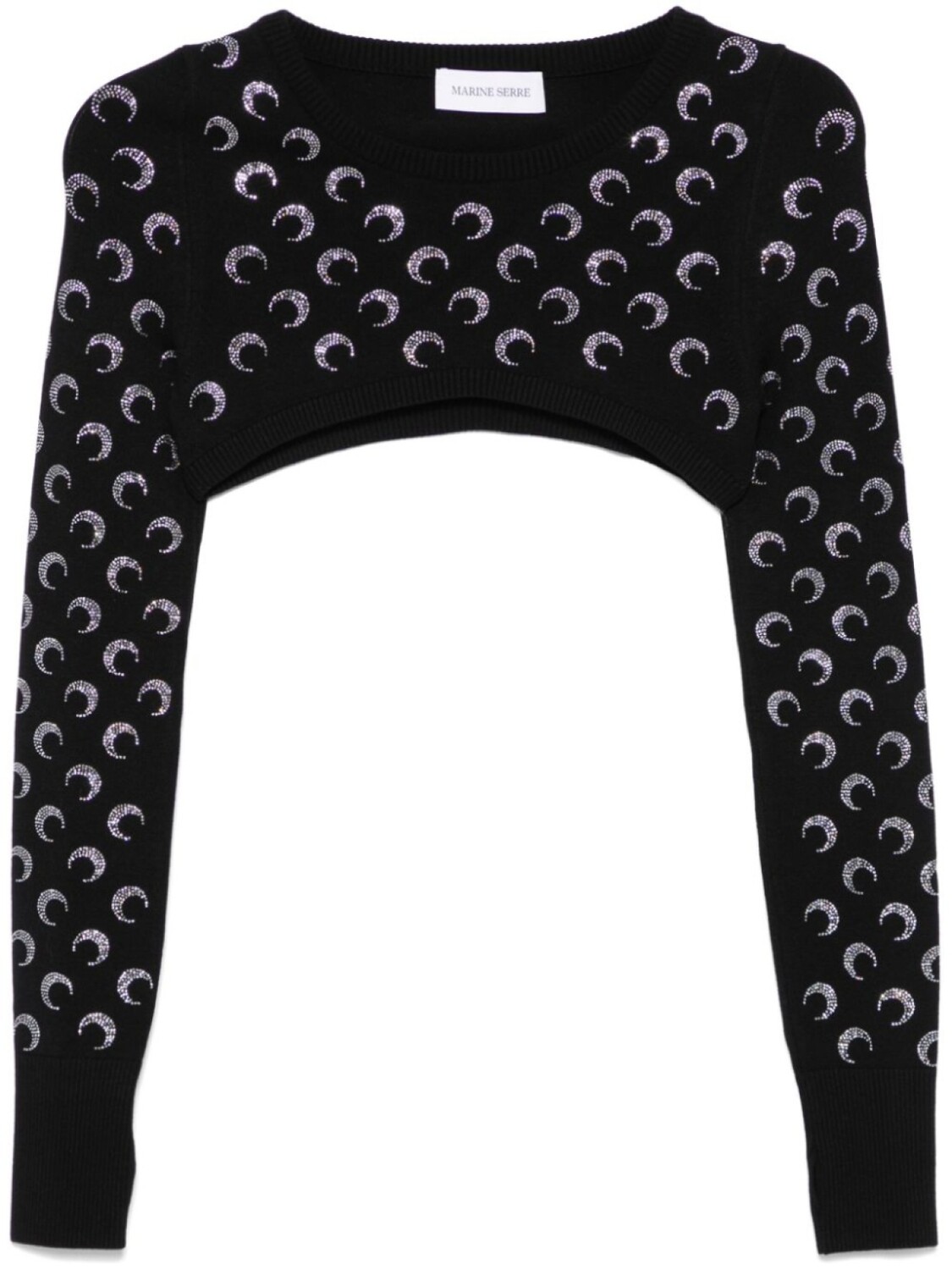 Свитер с узором «Лунограмма» Marine Serre, черный
Свитер с узором «Лунограмма» Marine Serre, черный