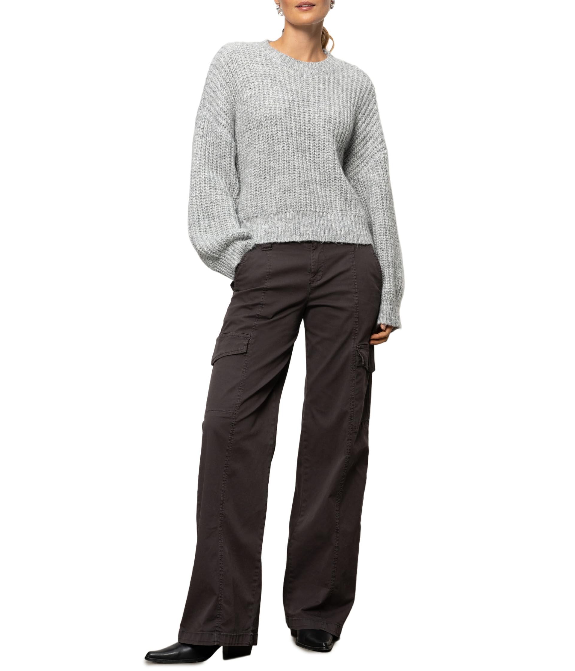 Свитер Sanctuary Fuzzy Volume Sleeve Sweater, Heather Grey
Свитер Sanctuary Fuzzy Volume Sleeve Sweater, Heather Grey