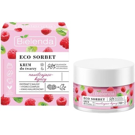 Eco Sorbet Malina Увлажняющий крем 50 мл, Bielenda
Eco Sorbet Malina Увлажняющий крем 50 мл, Bielenda
