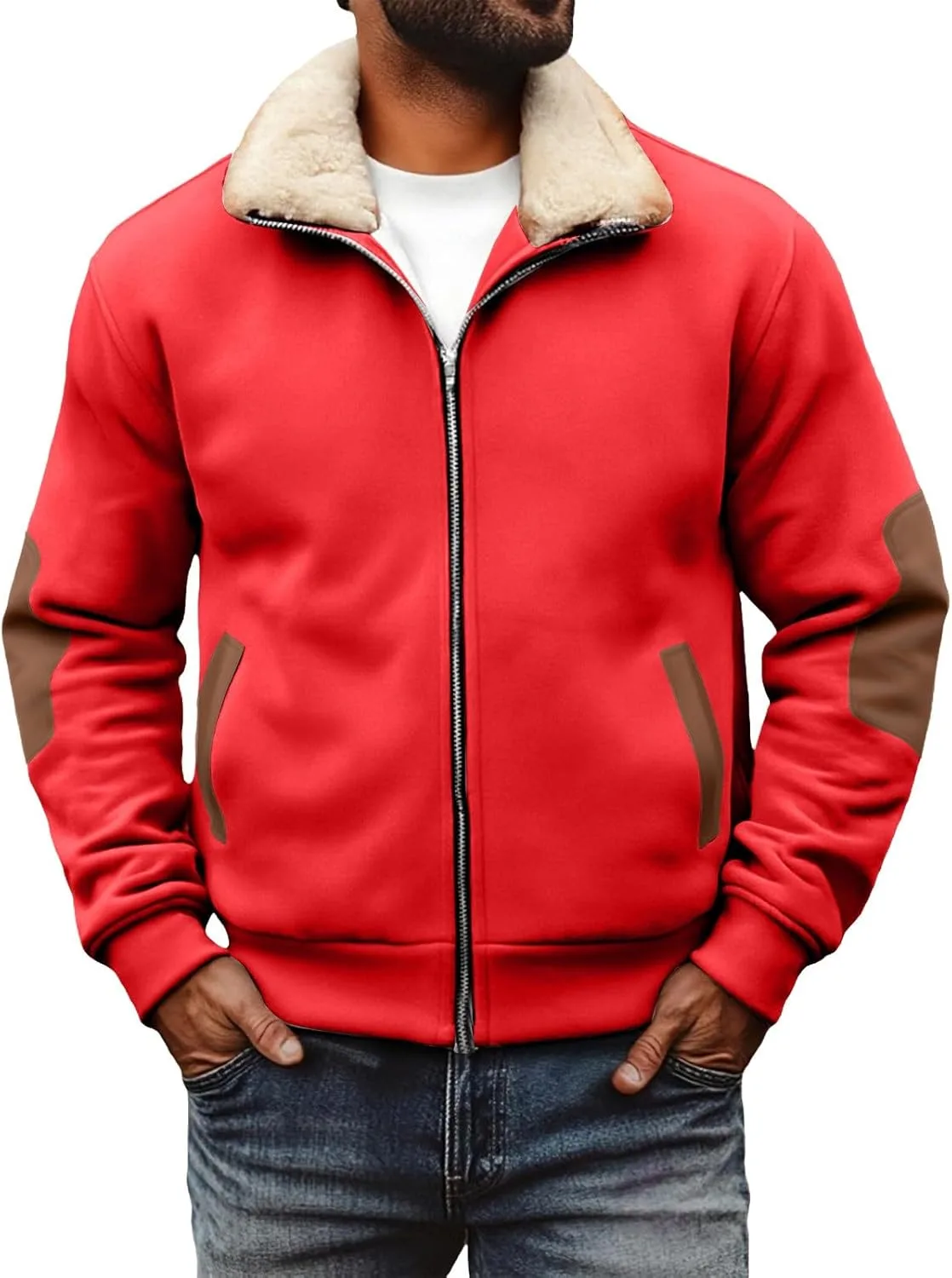 Мужская вязаная толстовка с капюшоном на молнии, утепленная флисом
Мужская вязаная толстовка с капюшоном на молнии, утепленная флисом