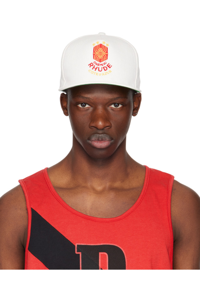 Лазурная кепка Rhude, белый
Лазурная кепка Rhude, белый