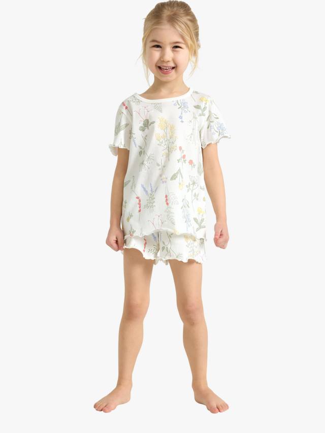 Детский хлопковый пижамный комплект с цветочным принтом Lindex, Light Dusty White
Детский хлопковый пижамный комплект с цветочным принтом Lindex, Light Dusty White