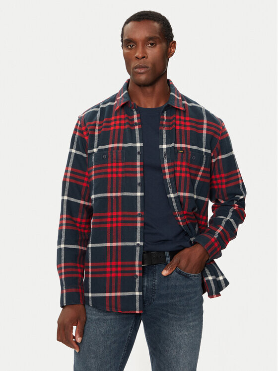 Рубашка свободного кроя Lee, синий
Рубашка свободного кроя Lee, синий