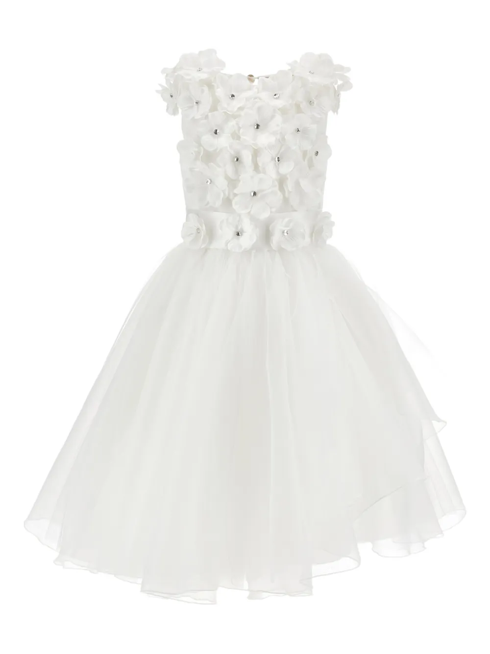 Платье с цветочным принтом и бантом Monnalisa, белый
Платье с цветочным принтом и бантом Monnalisa, белый