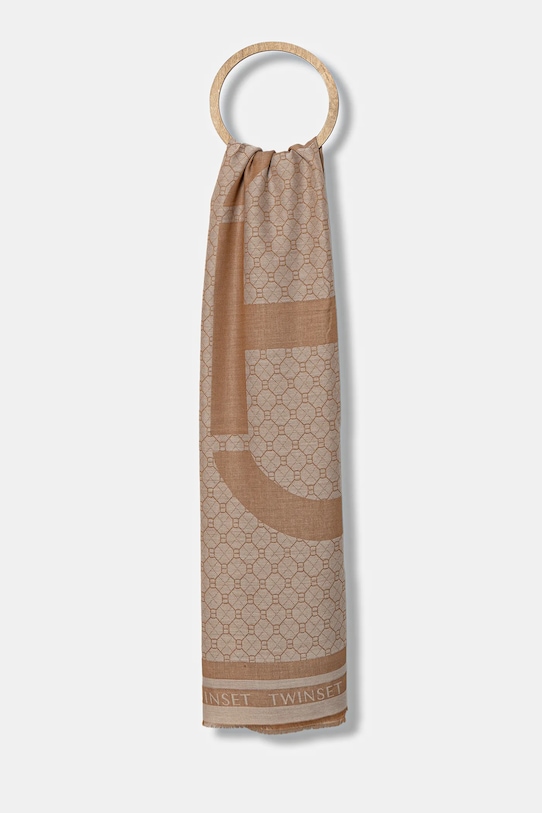 Шарф Twinset, коричневый
Шарф Twinset, коричневый