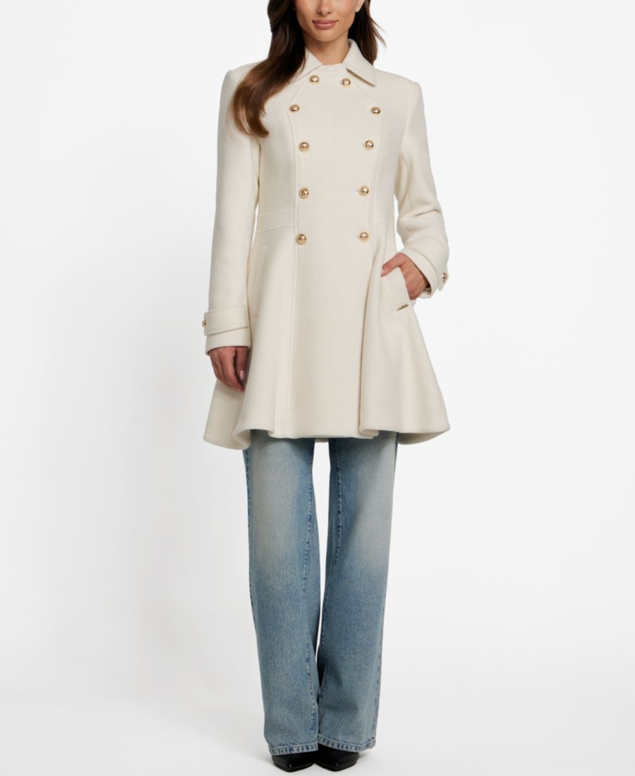 Женское двубортное пальто с юбкой GUESS, Cream White
Женское двубортное пальто с юбкой GUESS, Cream White