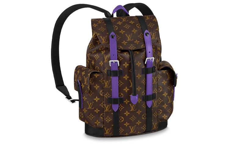 LOUIS VUITTON CHRISTOPHER Canvas With Leather Backpack Small Size Men's Brown/Purple
LOUIS VUITTON CHRISTOPHER Canvas With Leather Backpack Small Size Men's Brown/Purple