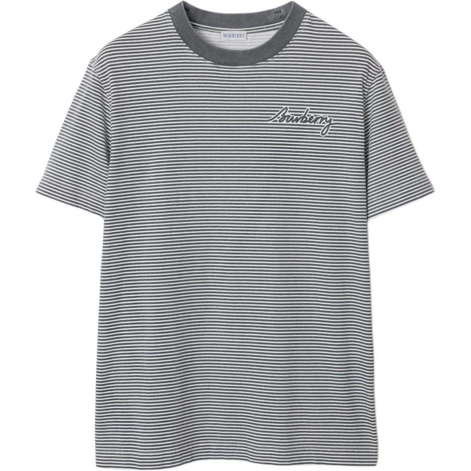Футболка с логотипом и полосками Burberry, серый
Футболка с логотипом и полосками Burberry, серый
