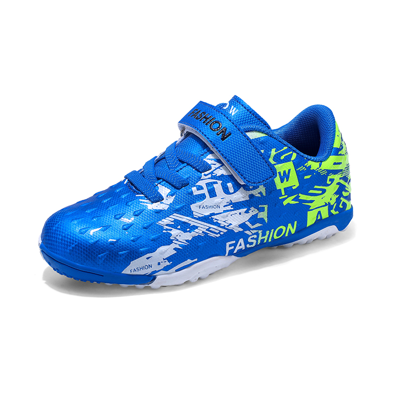 Детские футбольные бутсы с амортизацией ударов и износостойкостью, низкие D&W, белый/синий 
Детские футбольные бутсы с амортизацией ударов и износостойкостью, низкие D&W, белый/синий