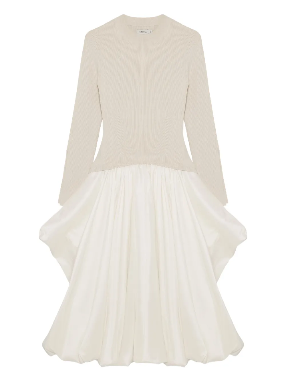 Платье миди с объемной юбкой Simkhai, нейтральный
Платье миди с объемной юбкой Simkhai, нейтральный