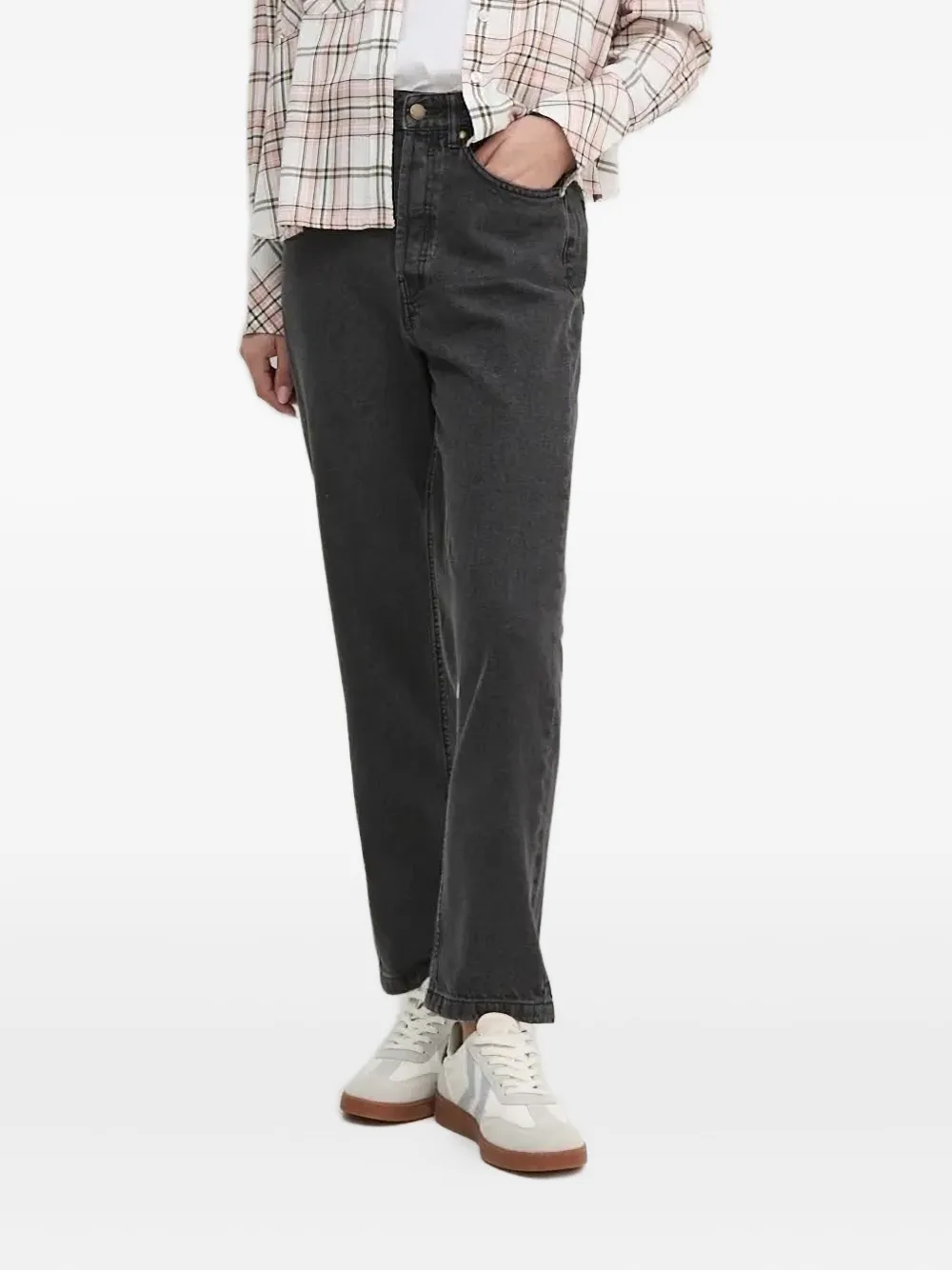 Джинсы прямого кроя с нашивкой-логотипом Barbour, черный
Джинсы прямого кроя с нашивкой-логотипом Barbour, черный