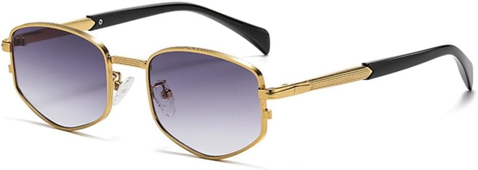 Ретро-многоугольные металлические солнцезащитные очки для женщин, роскошные, модные градиентные, с защитой от УФ-излучения UV400, мужские солнцезащитные очки MUTYNE, Golden Gray Gradient
Ретро-многоугольные металлические солнцезащитные очки для женщин, роскошные, модные градиентные, с защитой от УФ-излучения UV400, мужские солнцезащитные очки MUTYNE, Golden Gray Gradient