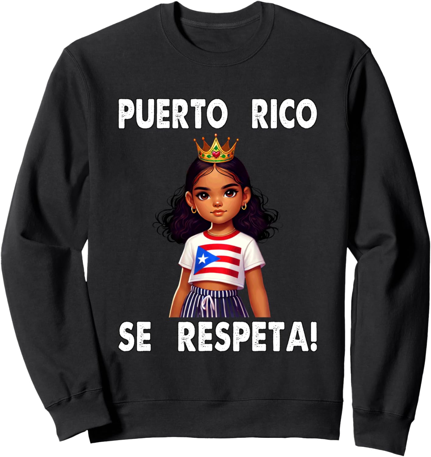 Толстовка с флагом Puerto Rico Se Respta Boricua PR Princess Crown Puerto Rico Se Respeta Collection, More Here, черный
Толстовка с флагом Puerto Rico Se Respta Boricua PR Princess Crown Puerto Rico Se Respeta Collection, More Here, черный