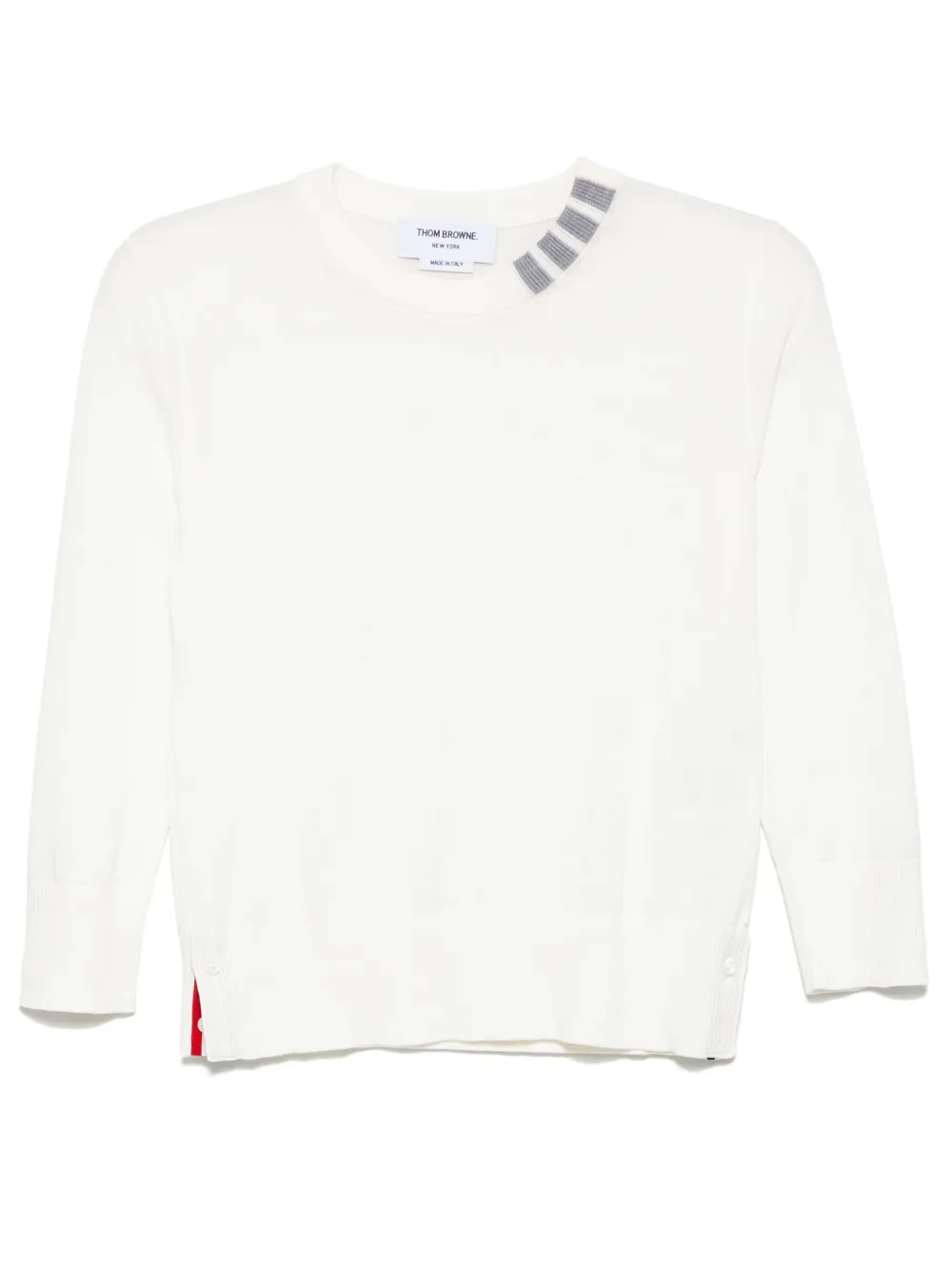 Джемпер с полосками 4-Bar THOM BROWNE, белый
Джемпер с полосками 4-Bar THOM BROWNE, белый