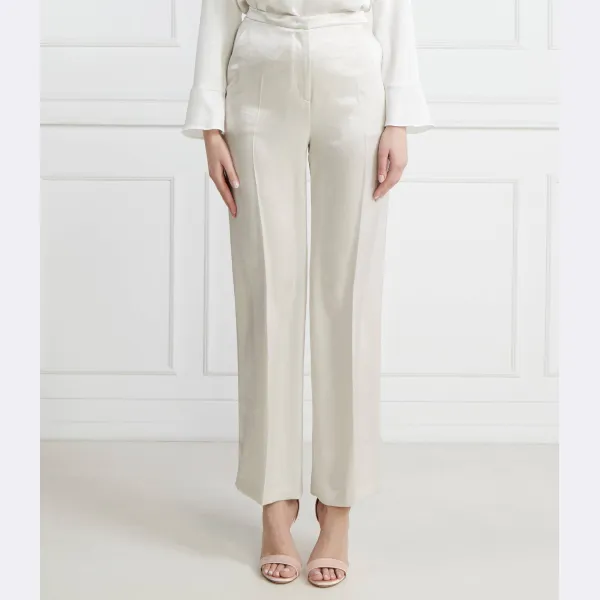 Брюки свободного кроя высокая талия Marc Cain, бежевый
Брюки свободного кроя высокая талия Marc Cain, бежевый