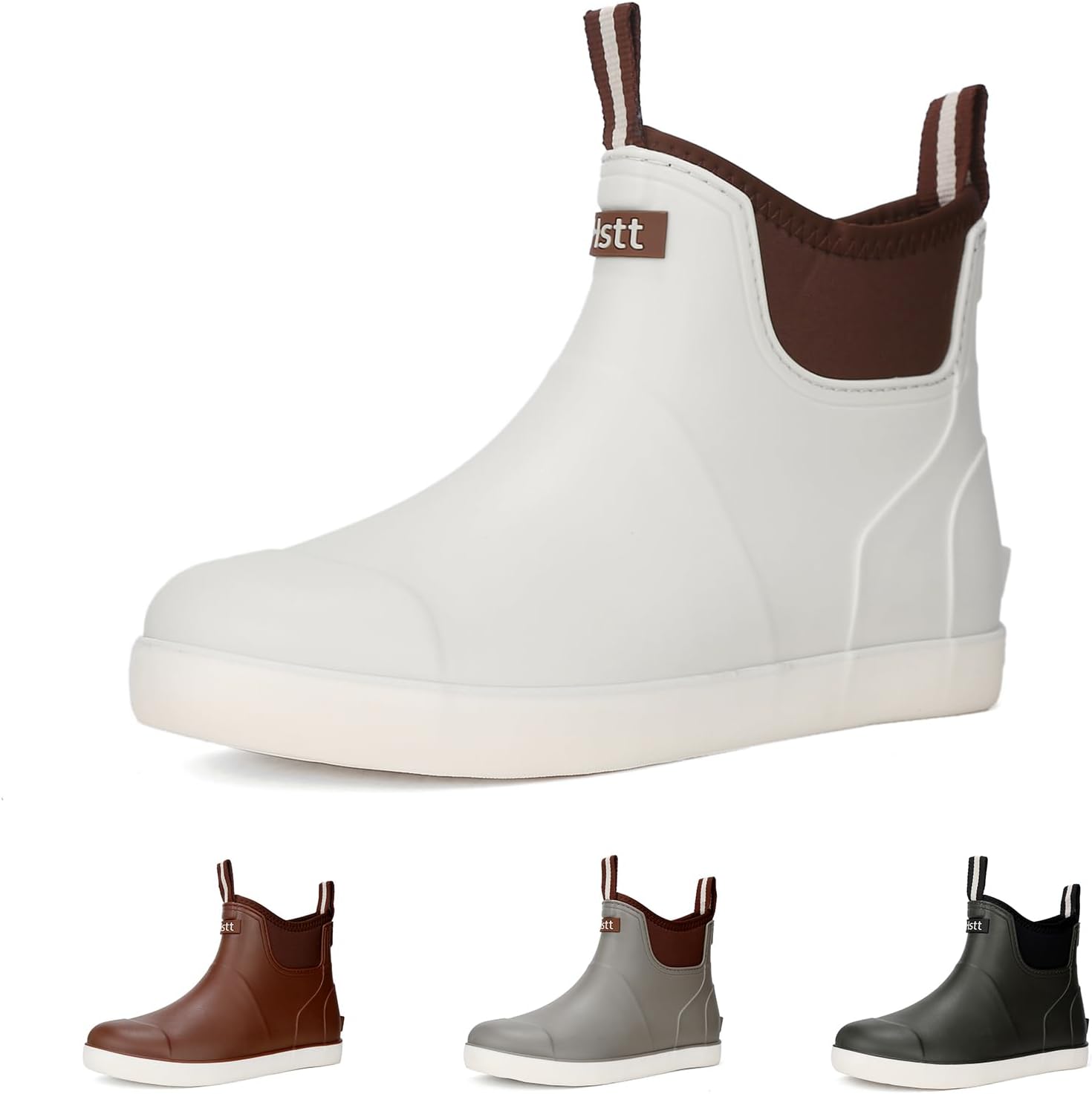 Мужские ботинки для палубы, водонепроницаемые мужские рыбацкие ботинки с высокой сцепкой, легкие садовые дождевые ботинки, резиновые ботинки до щиколотки, прочная водная обувь для лодки Dscoryar, белый
Мужские ботинки для палубы, водонепроницаемые мужские рыбацкие ботинки с высокой сцепкой, легкие садовые дождевые ботинки, резиновые ботинки до щиколотки, прочная водная обувь для лодки Dscoryar, белый