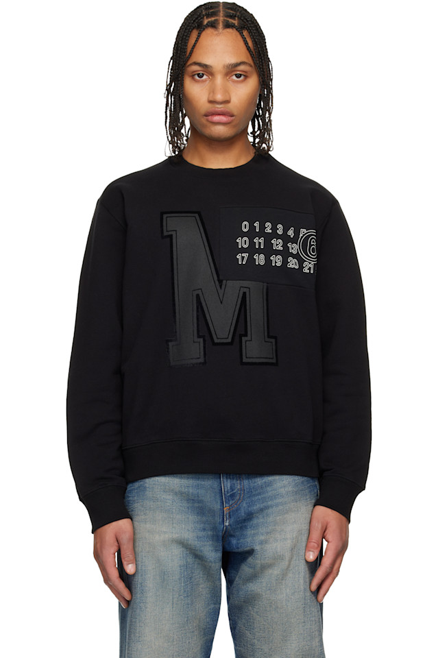 Толстовка с напечатанным логотипом Mm6 Maison Margiela, черный
Толстовка с напечатанным логотипом Mm6 Maison Margiela, черный