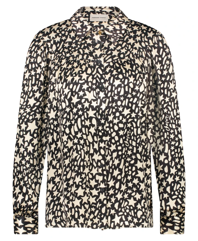 Блуза с длинными рукавами и звездами Fabienne Chapot, черный
Блуза с длинными рукавами и звездами Fabienne Chapot, черный