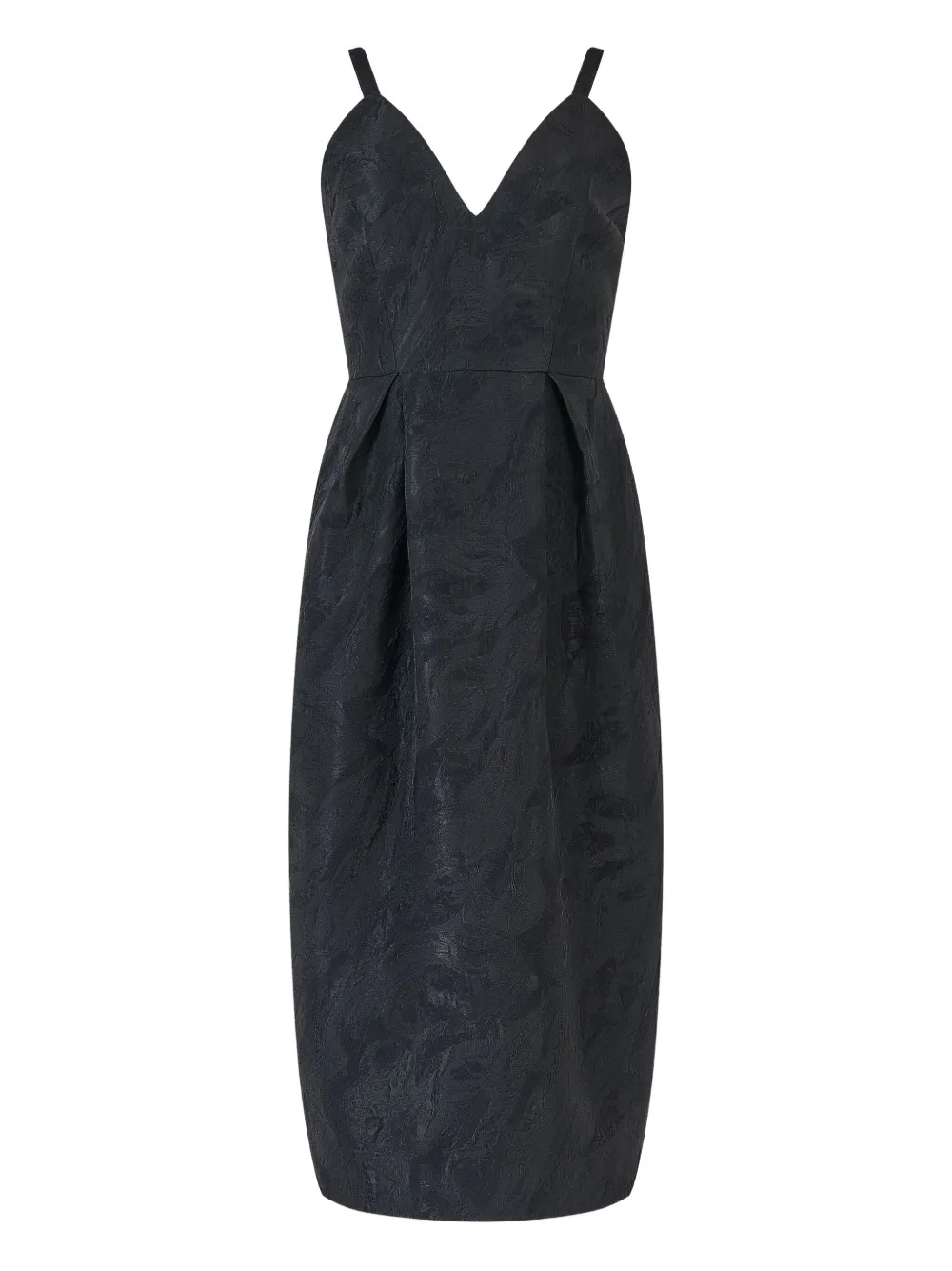 Жаккардовое платье миди Rosie Assoulin, черный
Жаккардовое платье миди Rosie Assoulin, черный