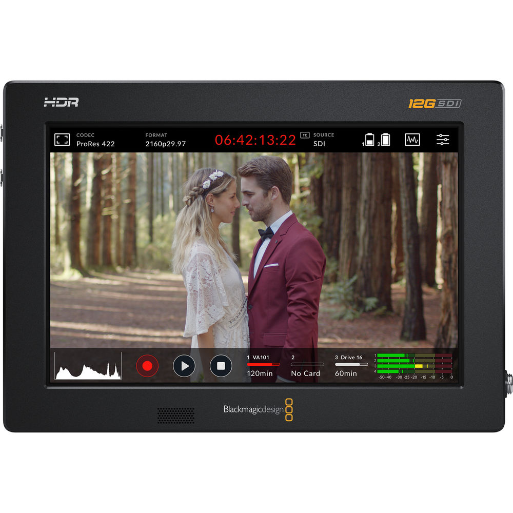 Blackmagic Design Video Assist 7-дюймовый 12G-SDI/HDMI HDR-монитор для записи
Blackmagic Design Video Assist 7-дюймовый 12G-SDI/HDMI HDR-монитор для записи