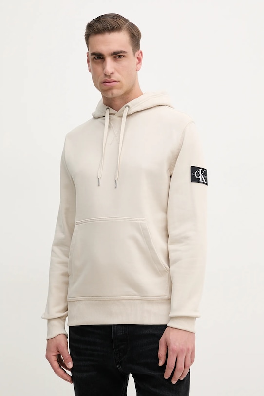 Хлопковая толстовка Calvin Klein Jeans, бежевый
Хлопковая толстовка Calvin Klein Jeans, бежевый