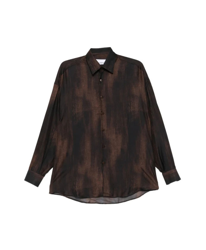 Коричневая рубашка с длинными рукавами и начесом Costumein, коричневый
Коричневая рубашка с длинными рукавами и начесом Costumein, коричневый