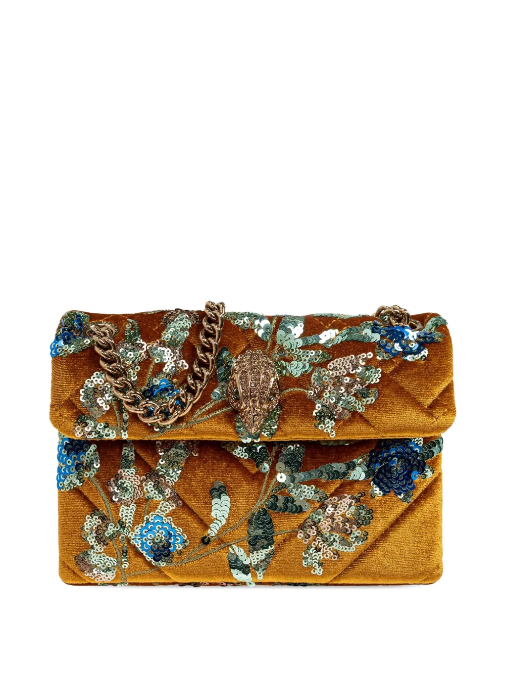 Мини-сумка на плечо Kensington из бархата с пайетками и стеганым узором Kurt Geiger London, коричневый
Мини-сумка на плечо Kensington из бархата с пайетками и стеганым узором Kurt Geiger London, коричневый