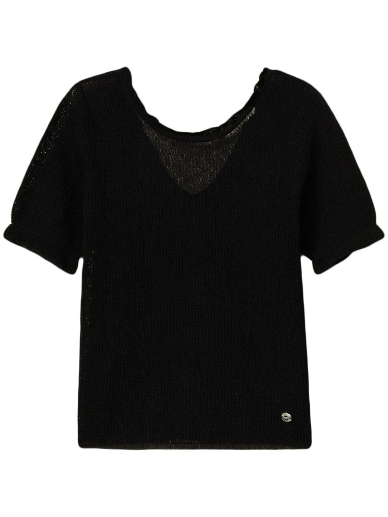 TWINSET жаккардовый топ с цветочным узором, черный
TWINSET жаккардовый топ с цветочным узором, черный