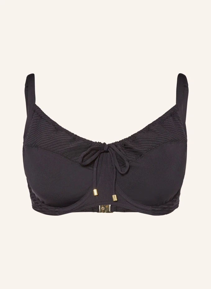 Топ бикини на косточках noos caviar Cyell, черный
Топ бикини на косточках noos caviar Cyell, черный