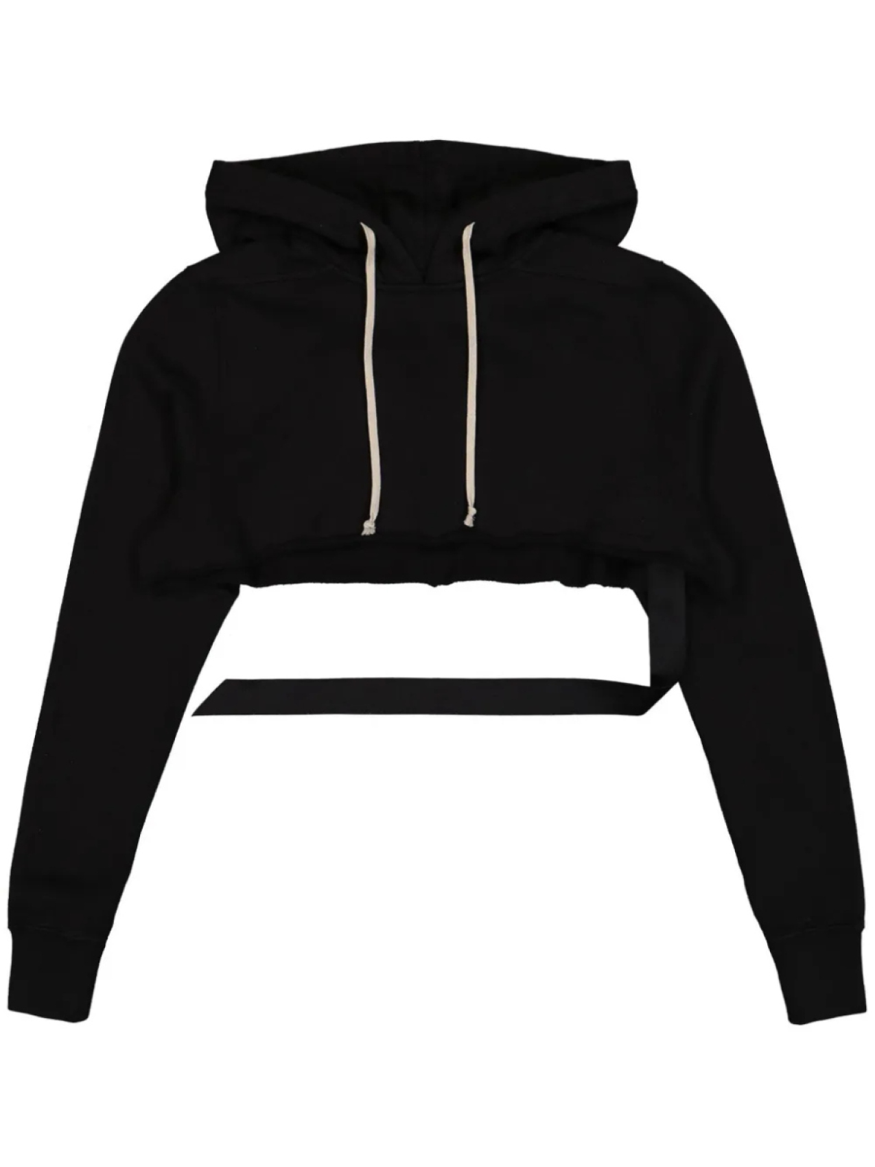 Укороченная толстовка с капюшоном Rick Owens DRKSHDW, черный
Укороченная толстовка с капюшоном Rick Owens DRKSHDW, черный