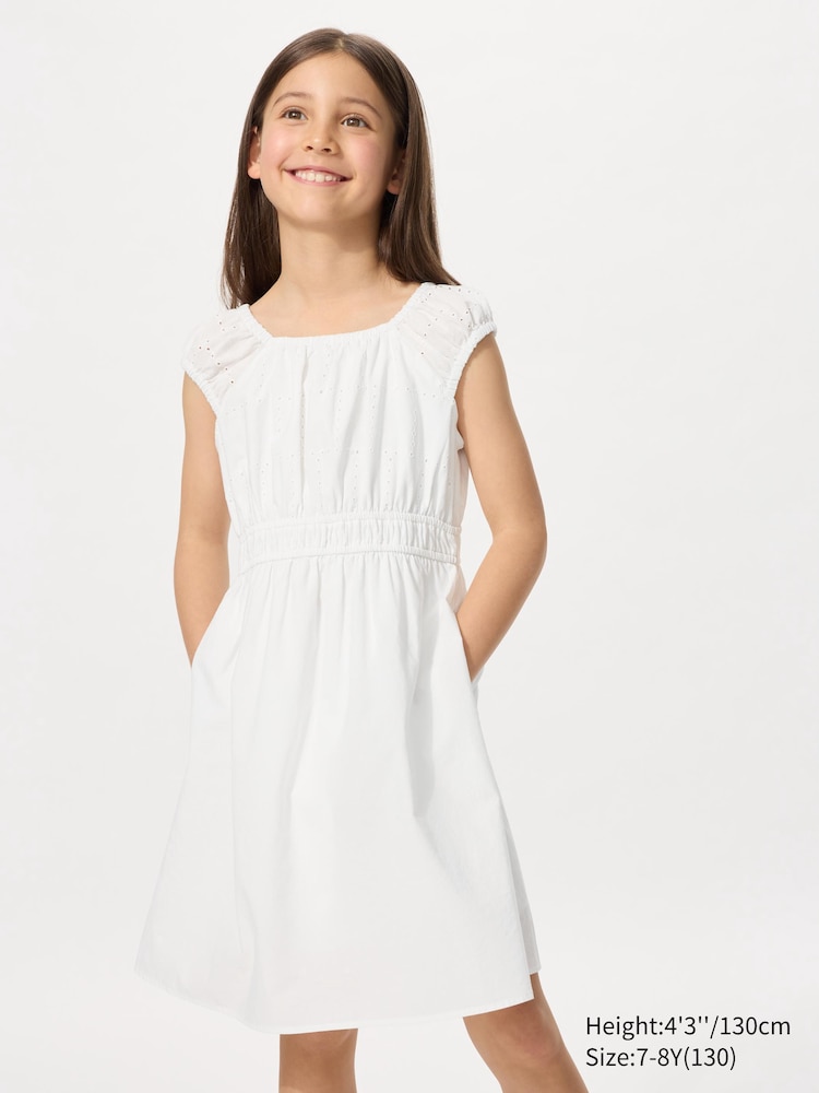 Детское летнее платье без рукавов Uniqlo, цвет 00 белый
Детское летнее платье без рукавов Uniqlo, цвет 00 белый