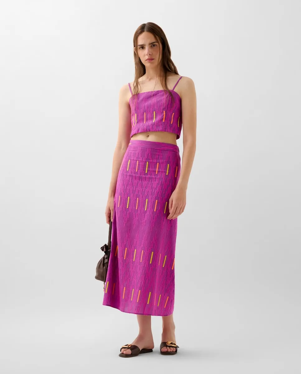 Юбка миди с эластичной талией Scalpers, фиолетовый
Юбка миди с эластичной талией Scalpers, фиолетовый