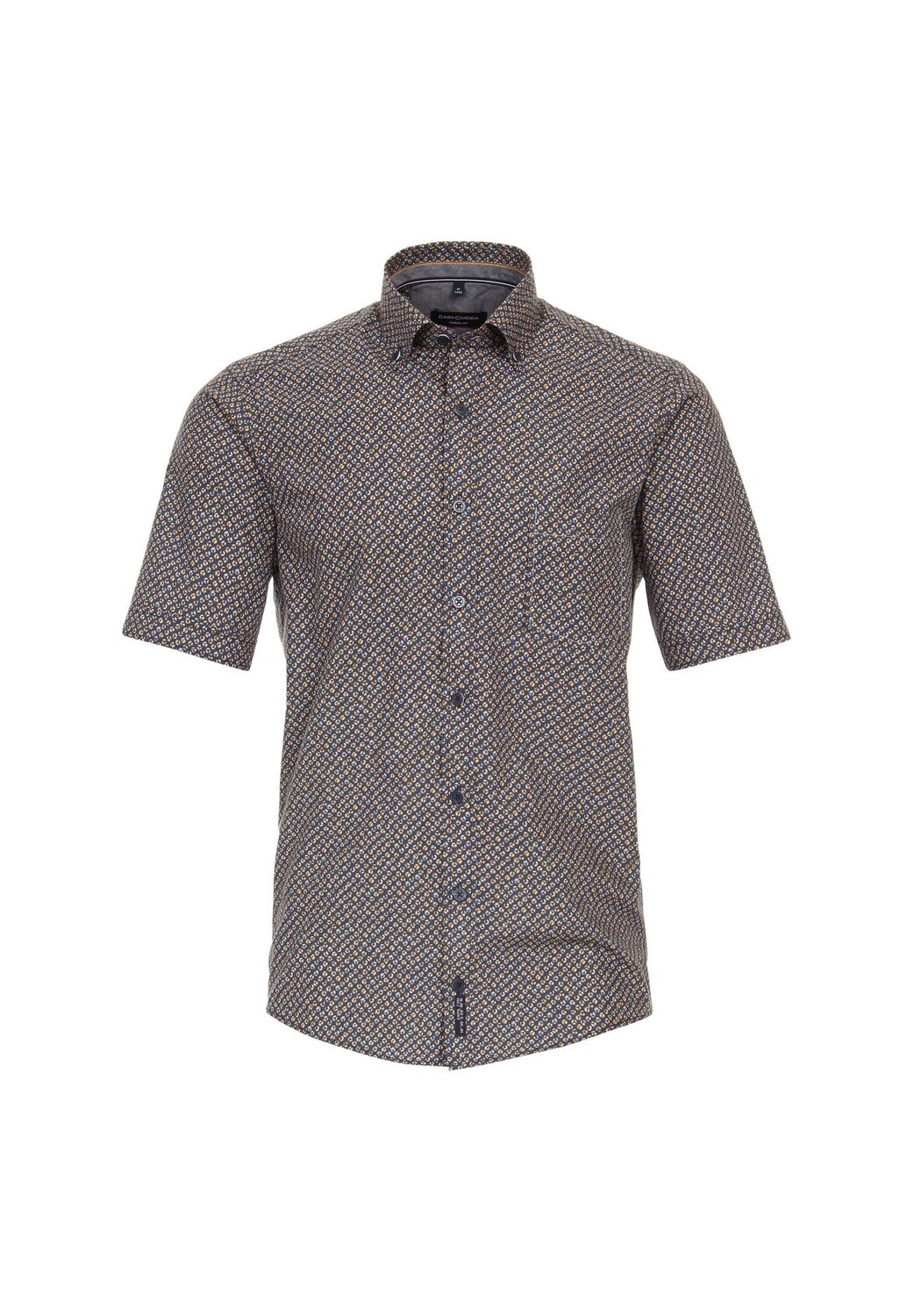 Мужская повседневная рубашка, принт с короткими рукавами, повседневный крой CASAMODA, темно-синий
Мужская повседневная рубашка, принт с короткими рукавами, повседневный крой CASAMODA, темно-синий