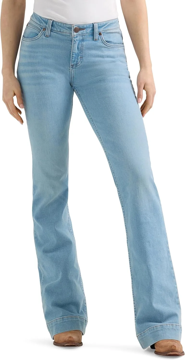 Wrangler Womens Retro Mae Mid Rise Wide Leg Trouser Jean
Wrangler Womens Retro Mae Mid Rise Wide Leg Trouser Jean
