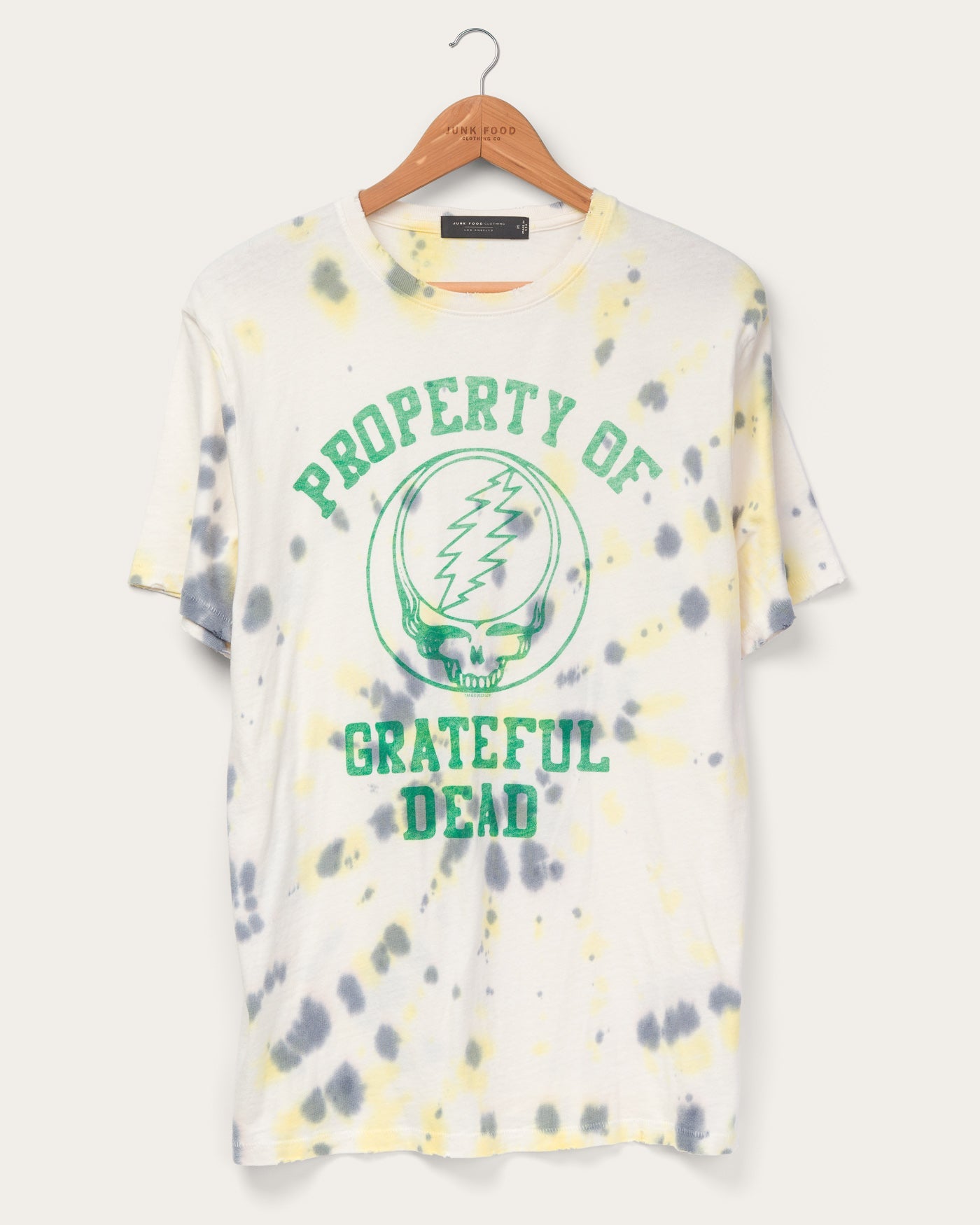 Собственность Grateful Dead Винтажная футболка Junk Food Clothing, цвет tie dye
Собственность Grateful Dead Винтажная футболка Junk Food Clothing, цвет tie dye