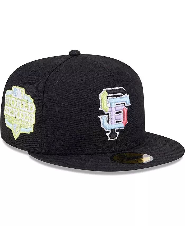 Мужская черная многоцветная шляпа San Francisco Giants 59FIFTY с приталенной кепкой New Era
Мужская черная многоцветная шляпа San Francisco Giants 59FIFTY с приталенной кепкой New Era